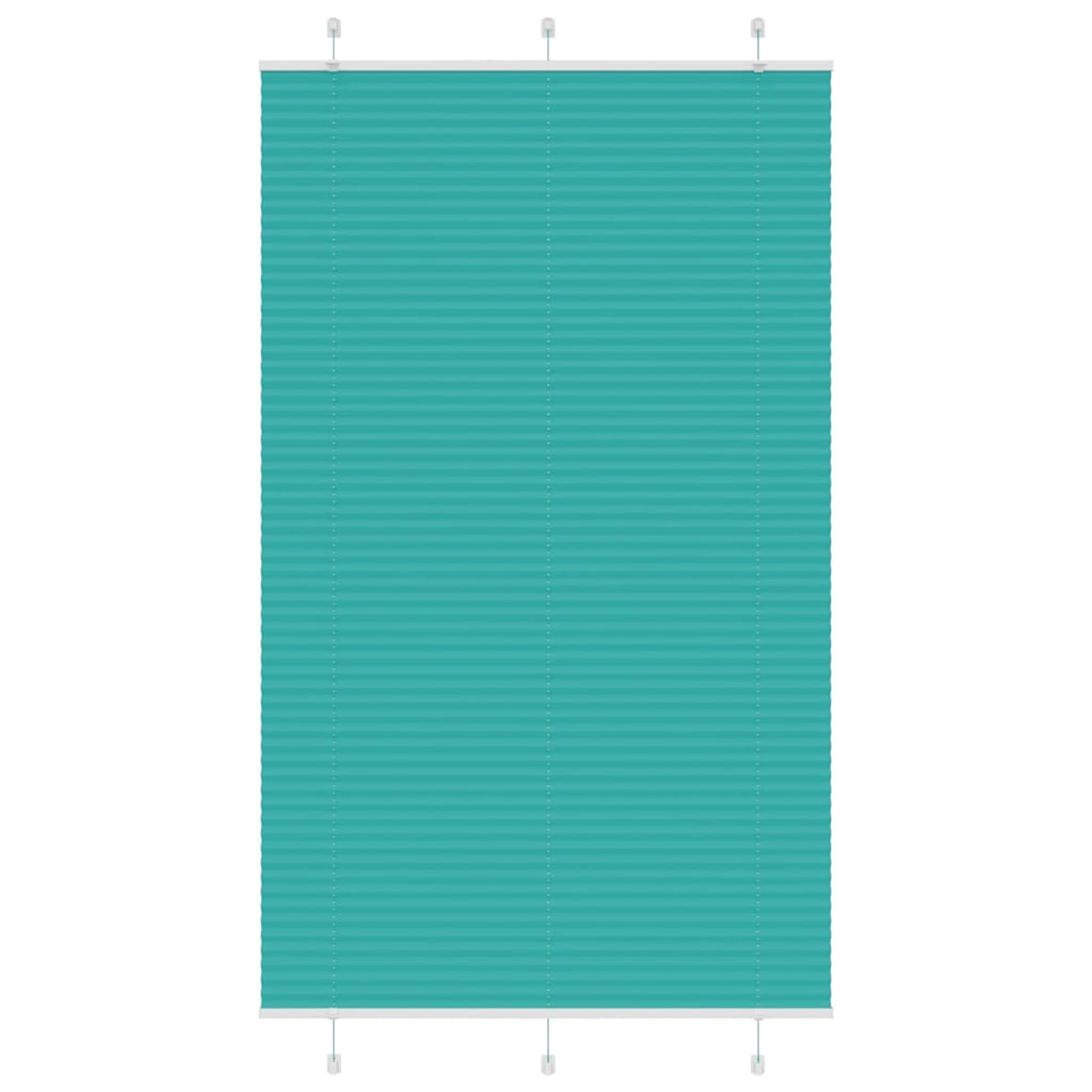 Vidaxx store enrouleur plissé 115x200cm largeur de tissu 114,4cm vert pétrole