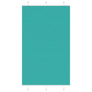 Vidaxx store enrouleur plissé 115x200cm largeur de tissu 114,4cm vert pétrole - afbeelding 1