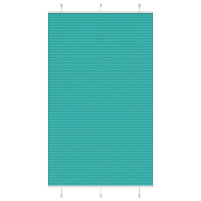 Vidaxx store enrouleur plissé 115x200cm largeur de tissu 114,4cm vert pétrole