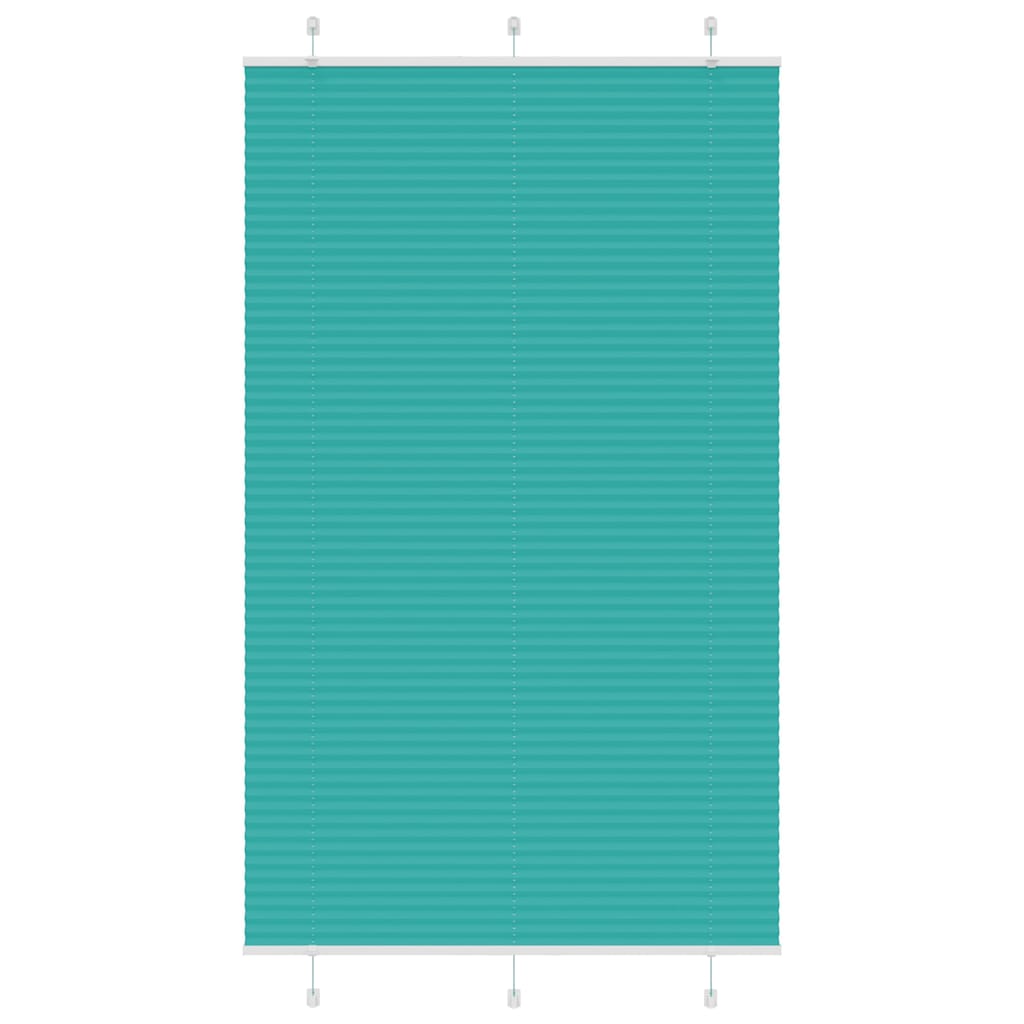 Vidaxx store enrouleur plissé 120x200cm largeur de tissu 119,4cm vert pétrole