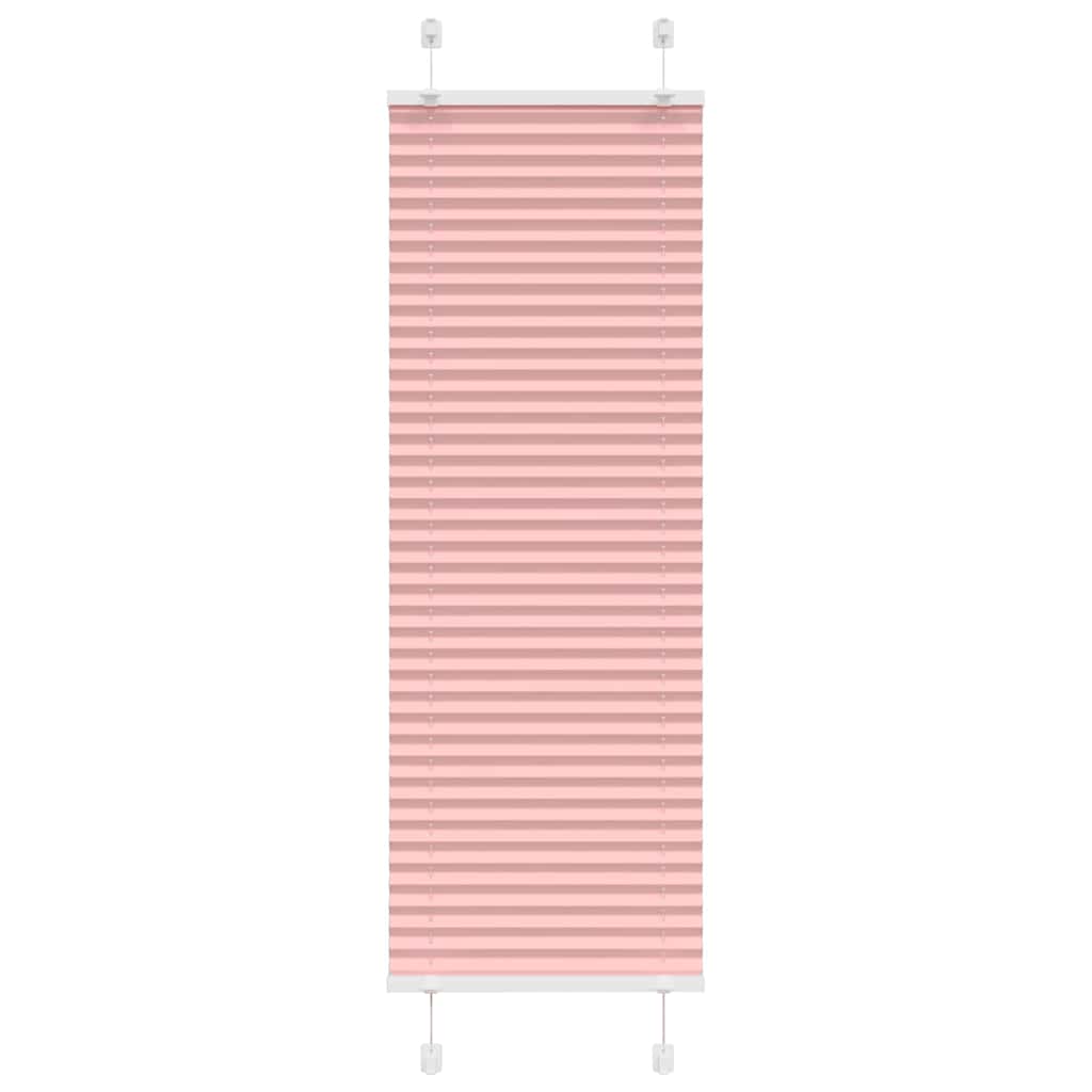 Vidaxx store enrouleur plissé 45x100 cm largeur de tissu 44,4 cm polyester rose