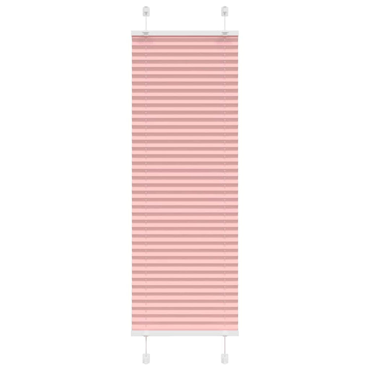Vidaxx store enrouleur plissé 45x100 cm largeur de tissu 44,4 cm polyester rose