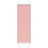 Vidaxx store enrouleur plissé 45x100 cm largeur de tissu 44,4 cm polyester rose - afbeelding 2