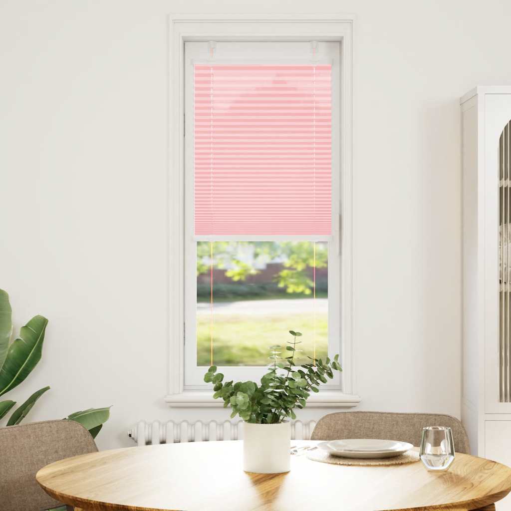 Vidaxx store enrouleur plissé 45x100 cm largeur de tissu 44,4 cm polyester rose
