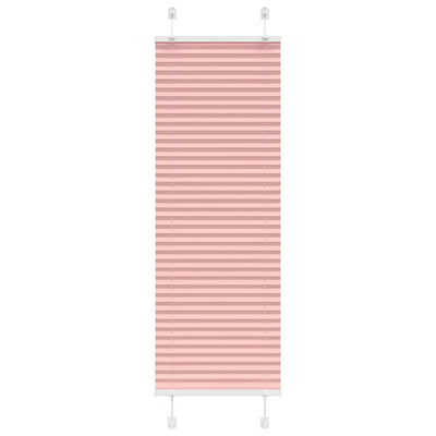 Vidaxx store enrouleur plissé 50x100 cm largeur de tissu 49,4 cm polyester rose