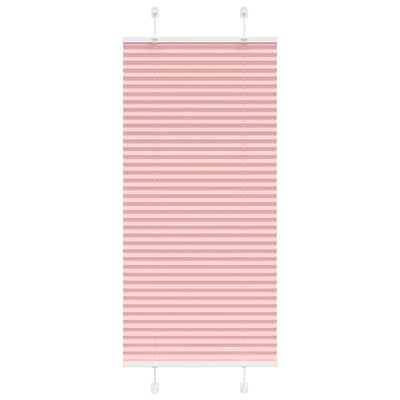 Vidaxx store enrouleur plissé 60x100 cm largeur de tissu 59,4 cm polyester rose