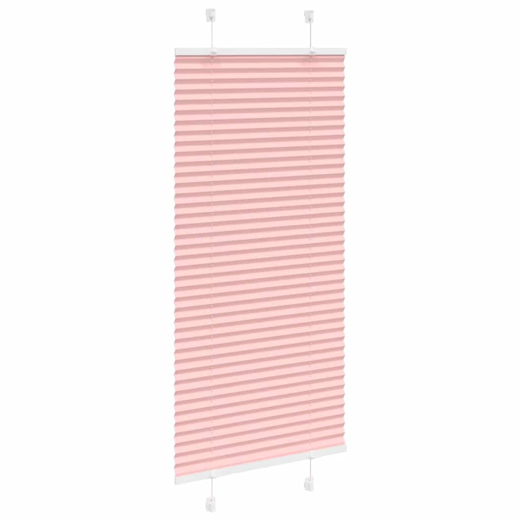 Vidaxx store enrouleur plissé 60x100 cm largeur de tissu 59,4 cm polyester rose