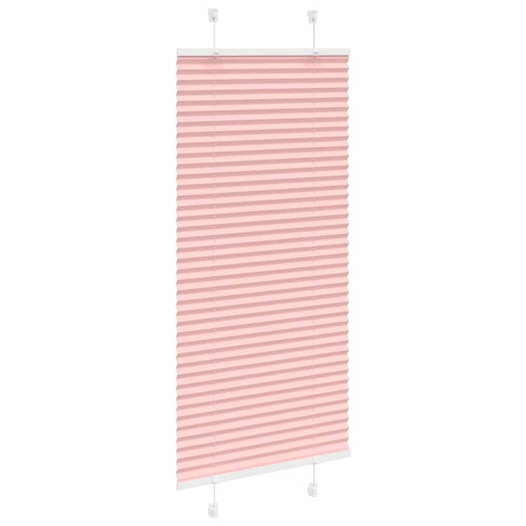 Vidaxx store enrouleur plissé 60x100 cm largeur de tissu 59,4 cm polyester rose