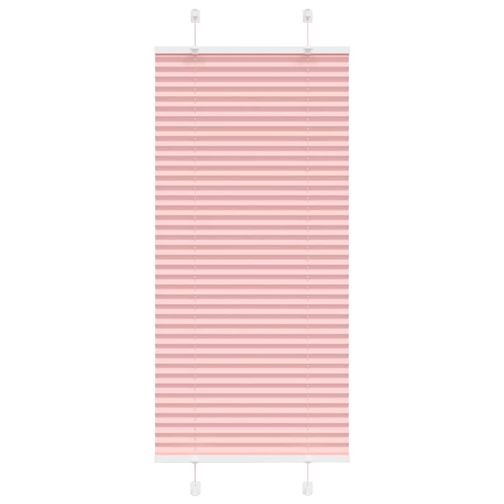 Vidaxx store enrouleur plissé 65x100 cm largeur de tissu 64,4 cm polyester rose