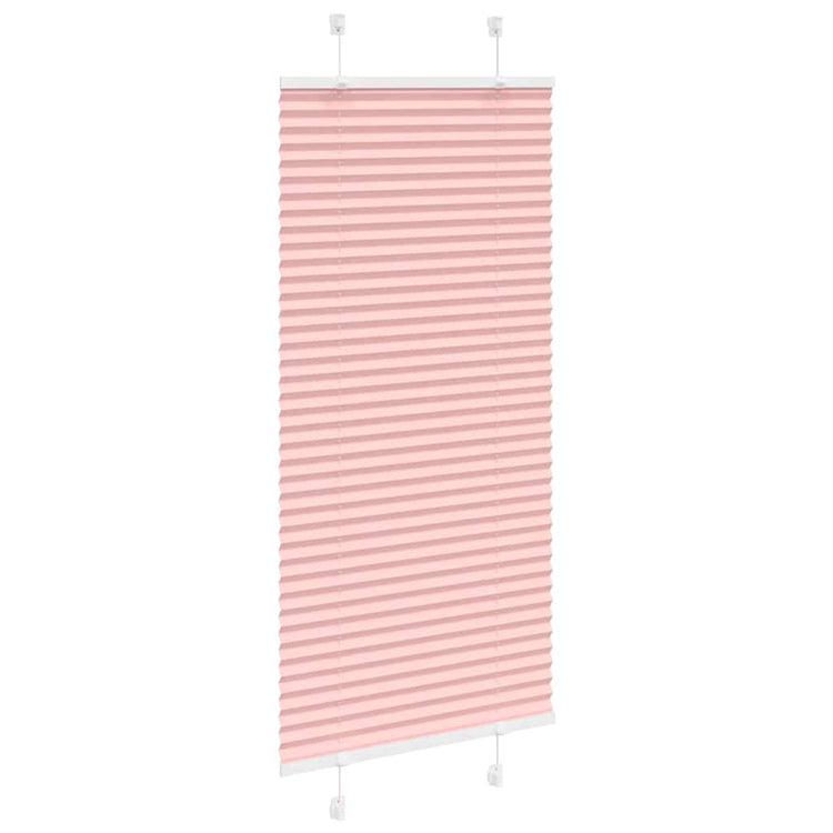 Vidaxx store enrouleur plissé 65x100 cm largeur de tissu 64,4 cm polyester rose