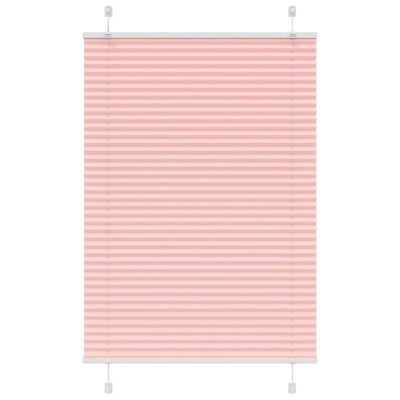 Vidaxx store enrouleur plissé 85x100 cm largeur de tissu 84,4 cm polyester rose