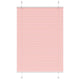 Vidaxx store enrouleur plissé 85x100 cm largeur de tissu 84,4 cm polyester rose
