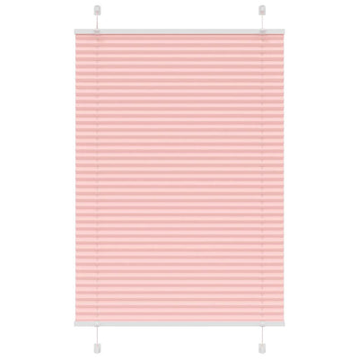 Vidaxx store enrouleur plissé 90x100 cm largeur de tissu 89,4 cm polyester rose