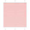 Vidaxx store enrouleur plissé 115x100cm largeur du tissu 114,4cm polyester rose