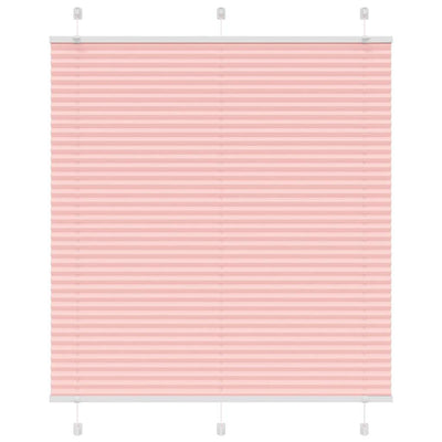 Vidaxx store enrouleur plissé 115x100cm largeur du tissu 114,4cm polyester rose