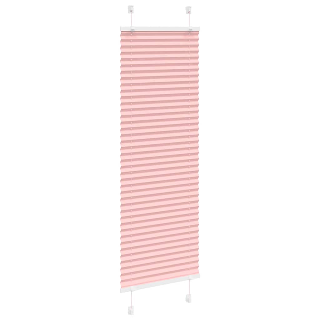 Vidaxx store enrouleur plissé 50x150 cm largeur de tissu 49,4 cm polyester rose