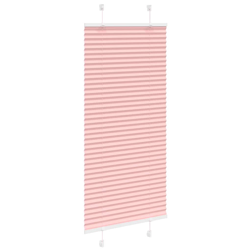 Vidaxx store enrouleur plissé 65x150 cm largeur de tissu 64,4 cm polyester rose