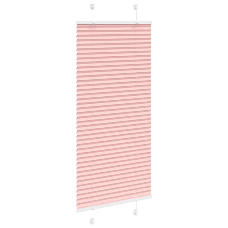 Vidaxx store enrouleur plissé 65x150 cm largeur de tissu 64,4 cm polyester rose