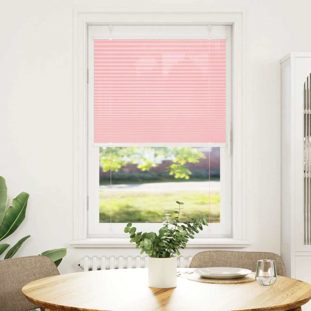 Vidaxx store enrouleur plissé 70x150 cm largeur de tissu 69,4 cm polyester rose