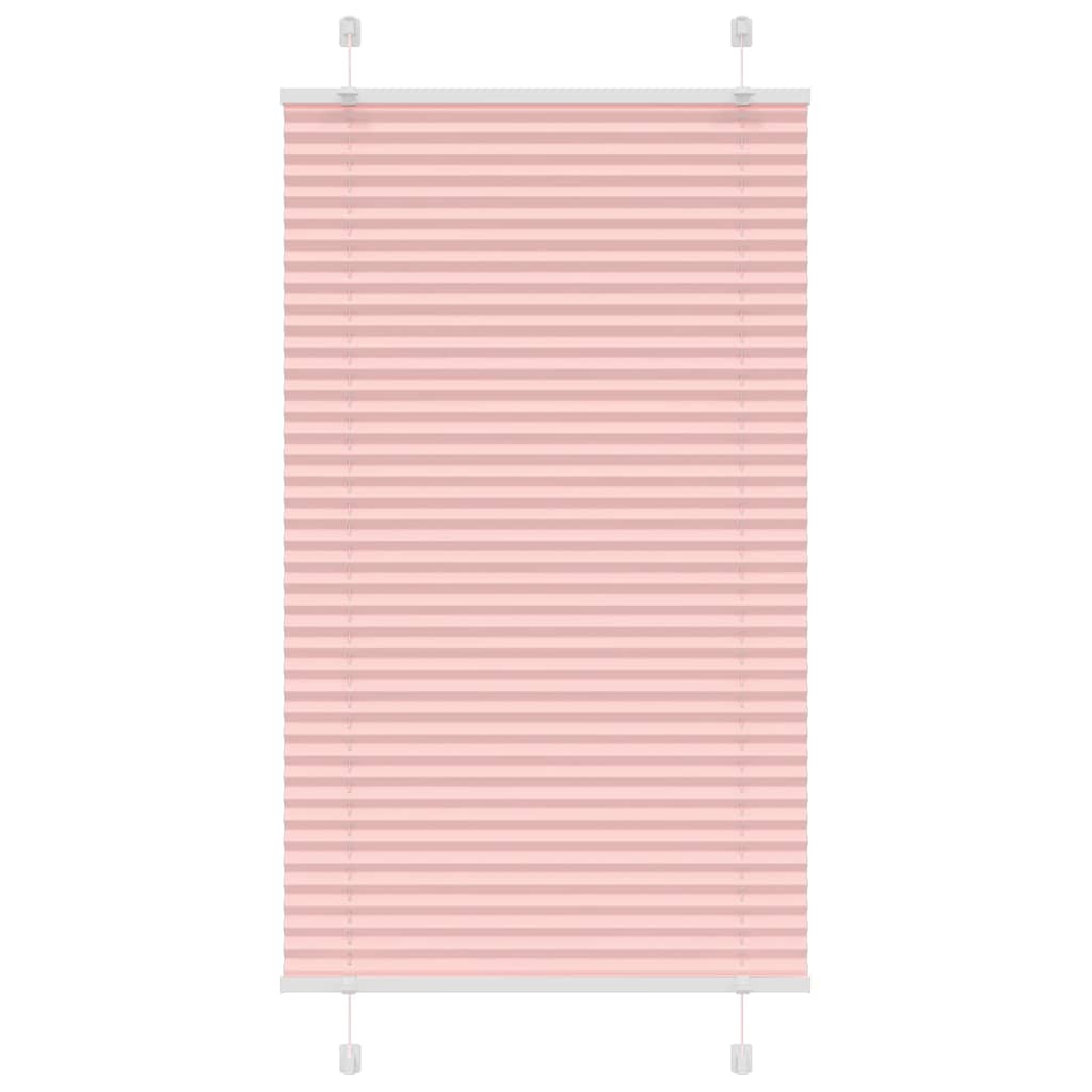 Vidaxx store enrouleur plissé 75x150 cm largeur de tissu 74,4 cm polyester rose