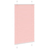 Vidaxx store enrouleur plissé 75x150 cm largeur de tissu 74,4 cm polyester rose