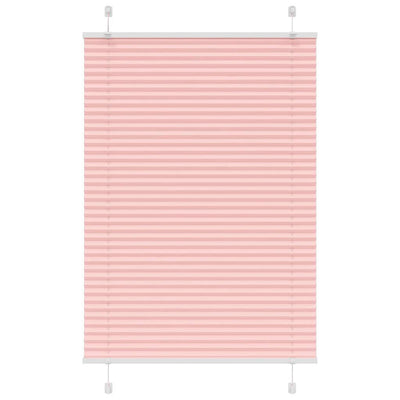 Vidaxx store enrouleur plissé 90x150 cm largeur de tissu 89,4 cm polyester rose