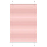 Vidaxx store enrouleur plissé 100x150 cm largeur de tissu 99,4 cm polyester rose - afbeelding 2