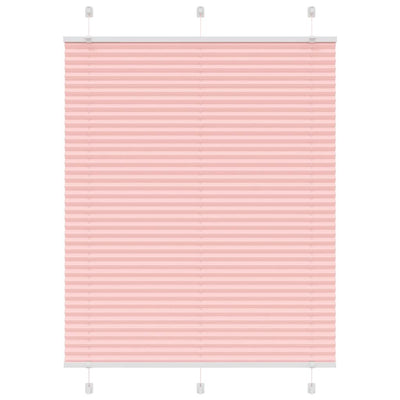 Vidaxx store enrouleur plissé 110x150cm largeur du tissu 109,4cm polyester rose