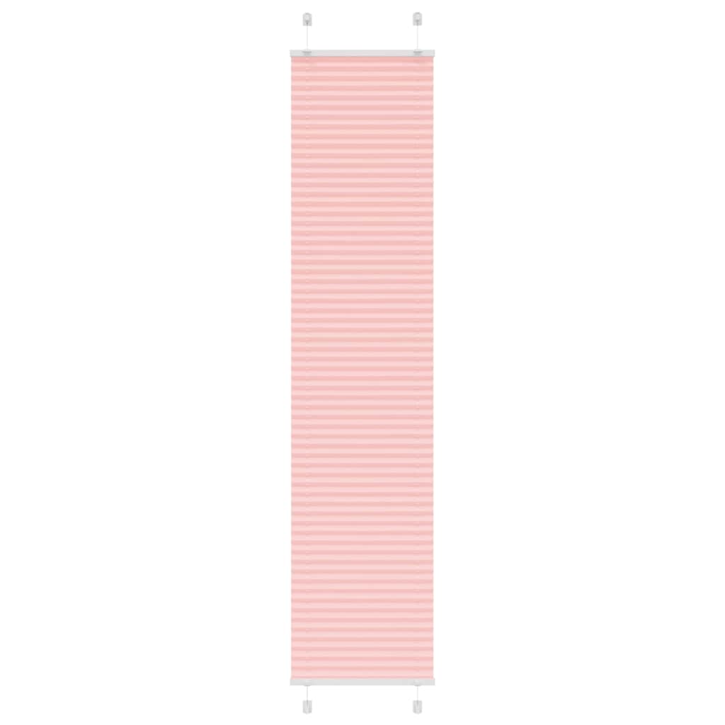 Vidaxx store enrouleur plissé 45x200 cm largeur de tissu 44,4 cm polyester rose