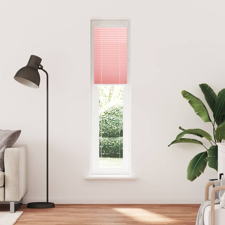 Vidaxx store enrouleur plissé 45x200 cm largeur de tissu 44,4 cm polyester rose