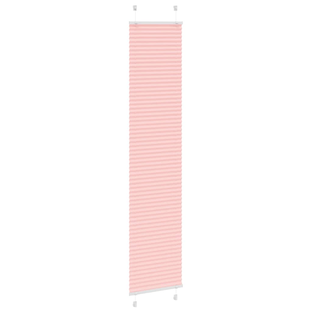 Vidaxx store enrouleur plissé 45x200 cm largeur de tissu 44,4 cm polyester rose