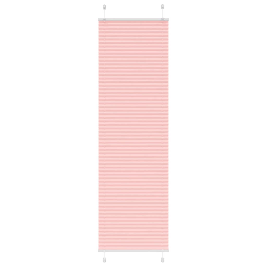 Vidaxx store enrouleur plissé 55x200 cm largeur de tissu 54,4 cm polyester rose