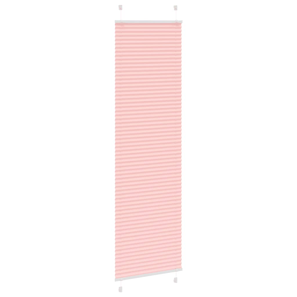 Vidaxx store enrouleur plissé 55x200 cm largeur de tissu 54,4 cm polyester rose