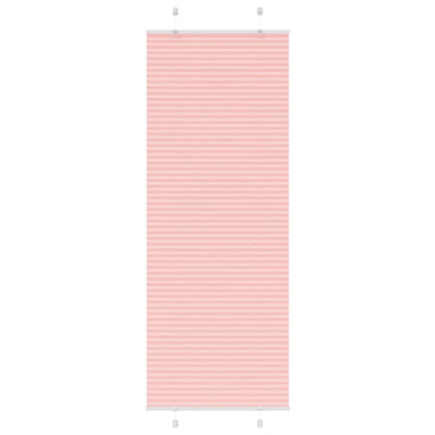 Vidaxx store enrouleur plissé 75x200 cm largeur de tissu 74,4 cm polyester rose