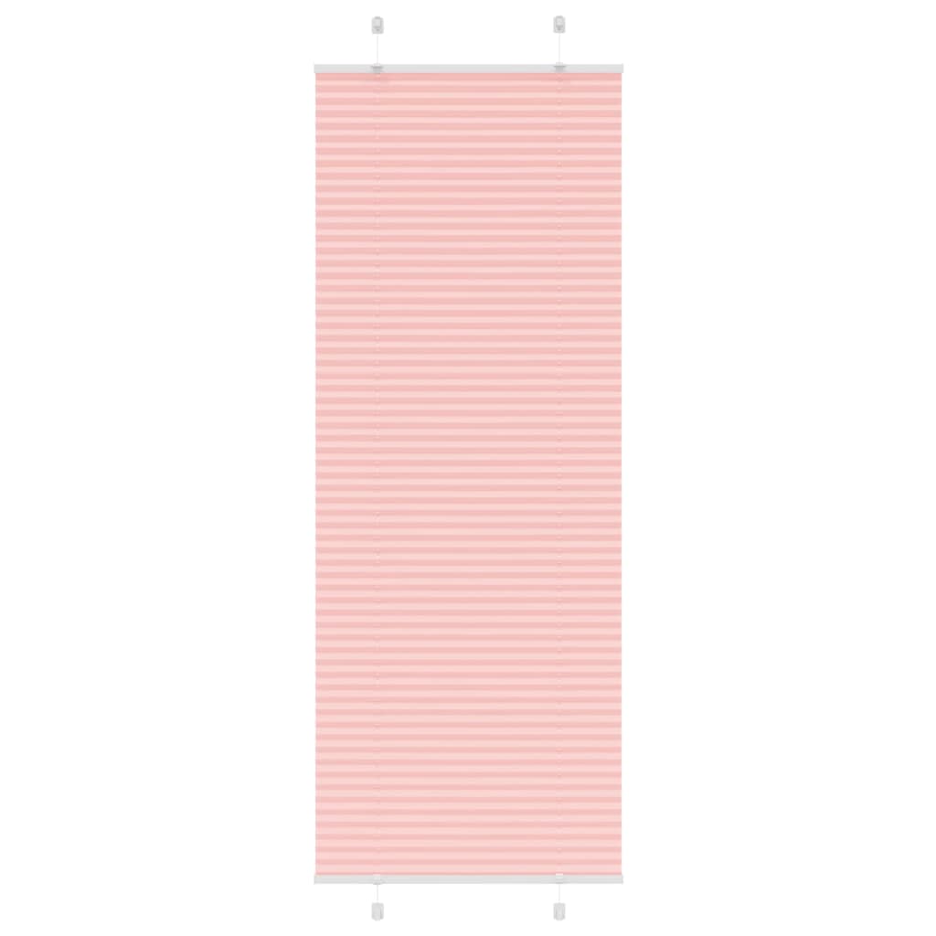 Vidaxx store enrouleur plissé 80x200 cm largeur de tissu 79,4 cm polyester rose