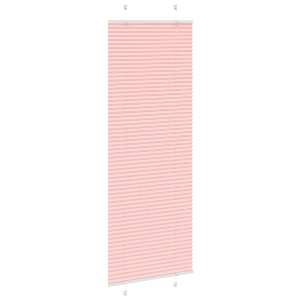 Vidaxx store enrouleur plissé 80x200 cm largeur de tissu 79,4 cm polyester rose
