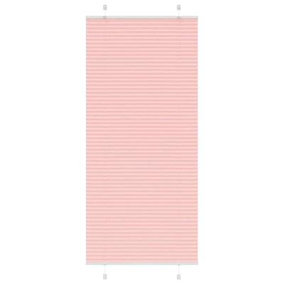 Vidaxx store enrouleur plissé 85x200 cm largeur de tissu 84,4 cm polyester rose
