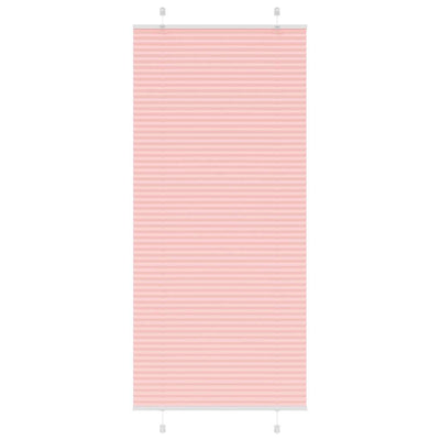 Vidaxx store enrouleur plissé 95x200 cm largeur de tissu 94,4 cm polyester rose