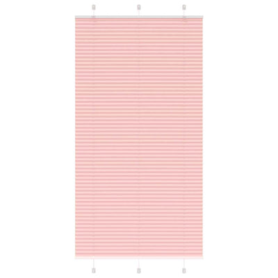 Vidaxx store enrouleur plissé 105x200cm largeur de tissu 104,4cm polyester rose