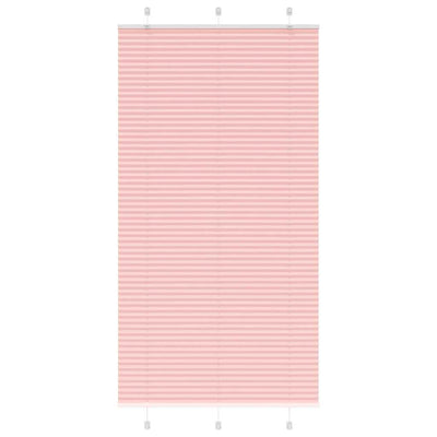 Vidaxx store enrouleur plissé 110x200cm largeur de tissu 109,4cm polyester rose