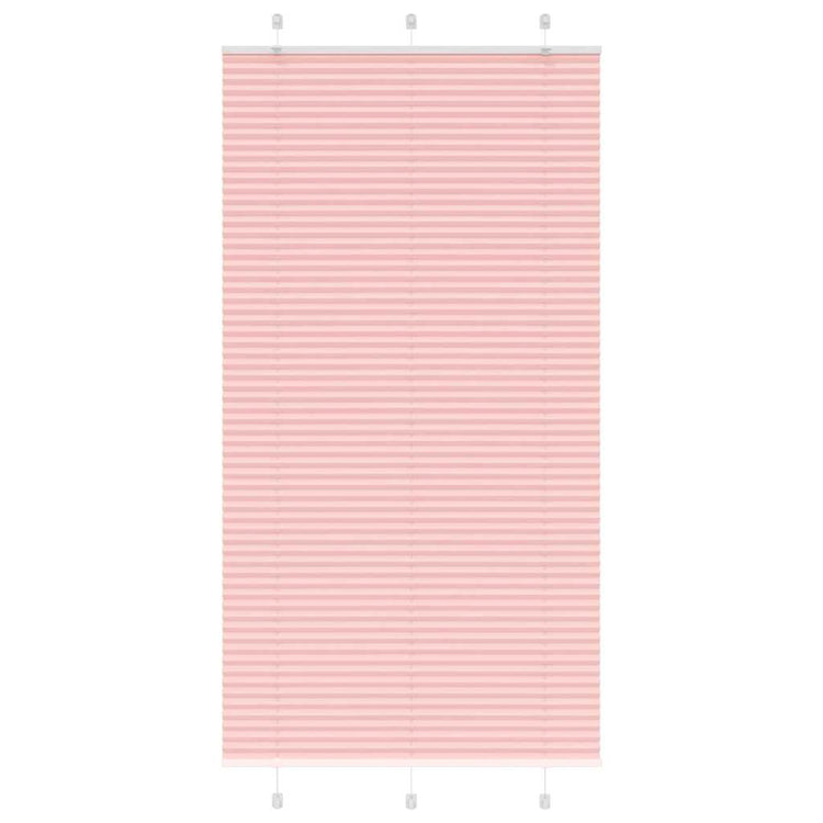 Vidaxx store enrouleur plissé 110x200cm largeur de tissu 109,4cm polyester rose
