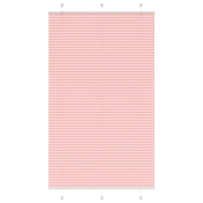 Vidaxx store enrouleur plissé 115x200cm largeur du tissu 114,4cm polyester rose