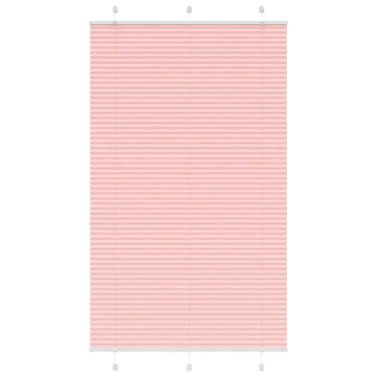 Vidaxx store enrouleur plissé 115x200cm largeur du tissu 114,4cm polyester rose