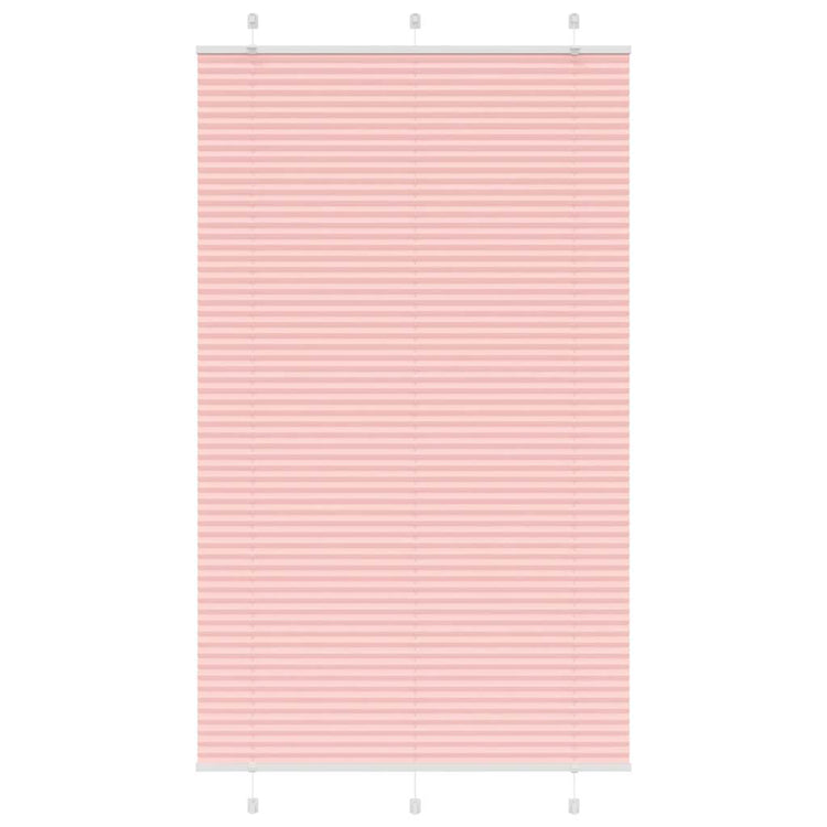 Vidaxx store enrouleur plissé 120x200cm largeur du tissu 119,4cm polyester rose