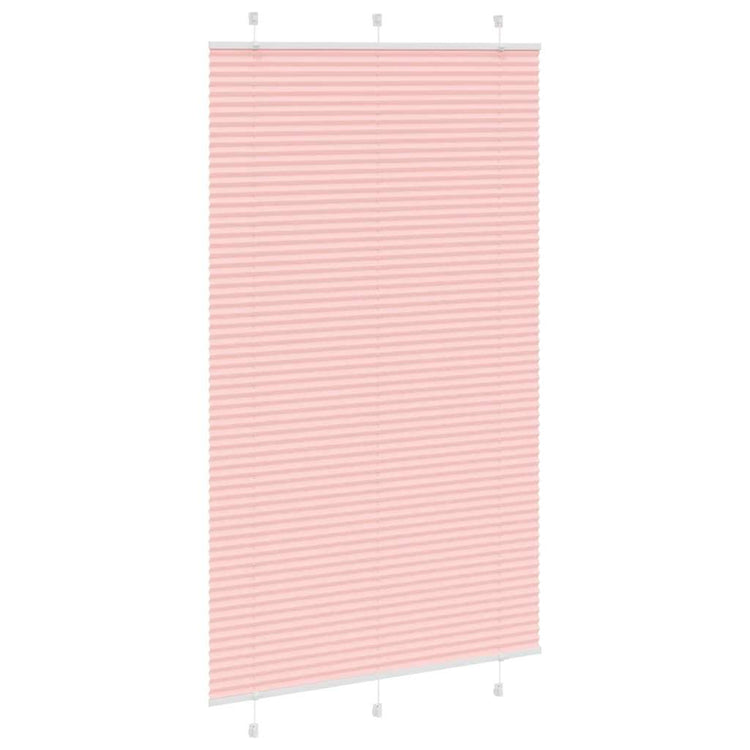 Vidaxx store enrouleur plissé 120x200cm largeur du tissu 119,4cm polyester rose