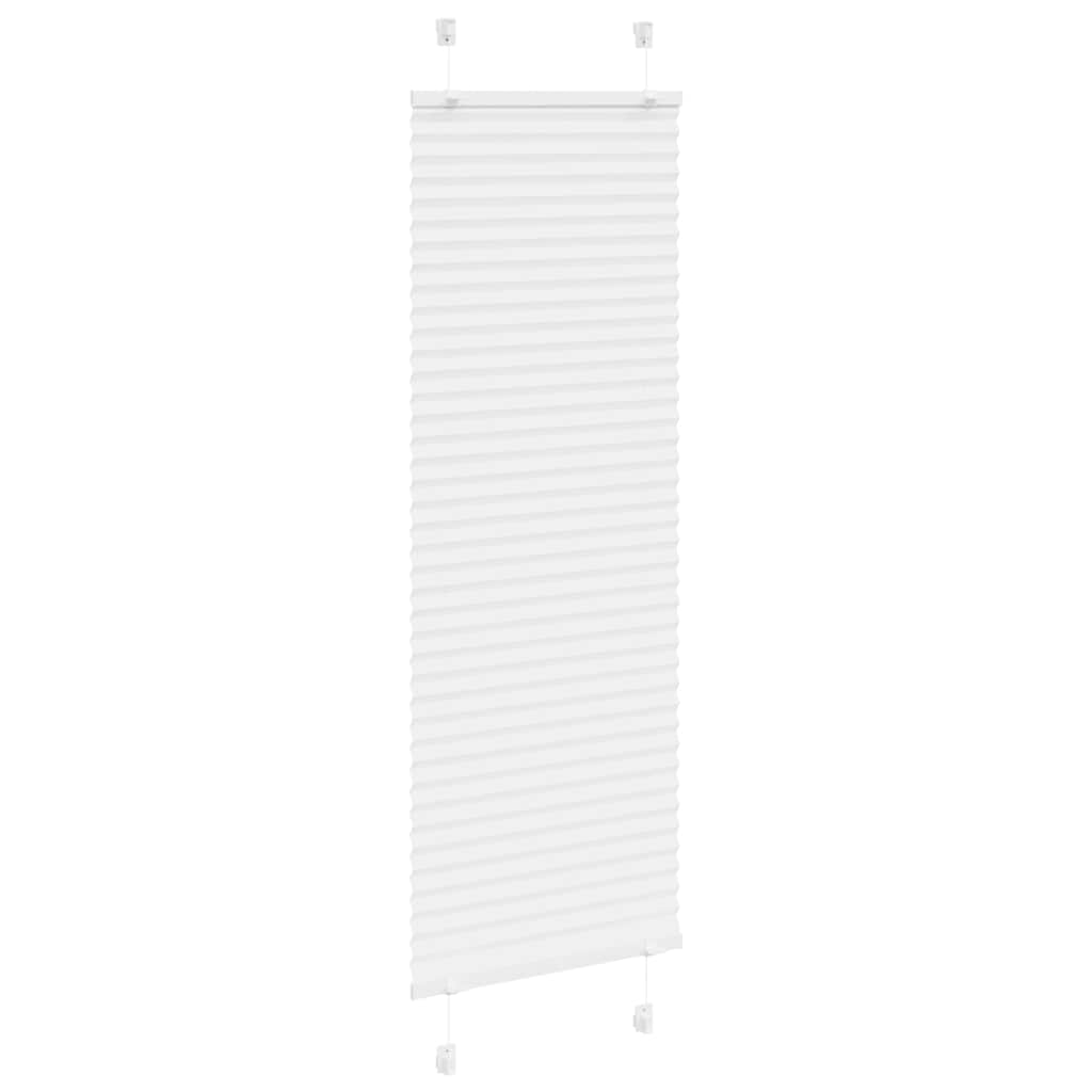 Vidaxx store enrouleur plissé 40x100 cm largeur de tissu 39,4 cm polyester blanc