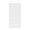 Vidaxx store enrouleur plissé 55x100 cm largeur de tissu 54,4 cm polyester blanc