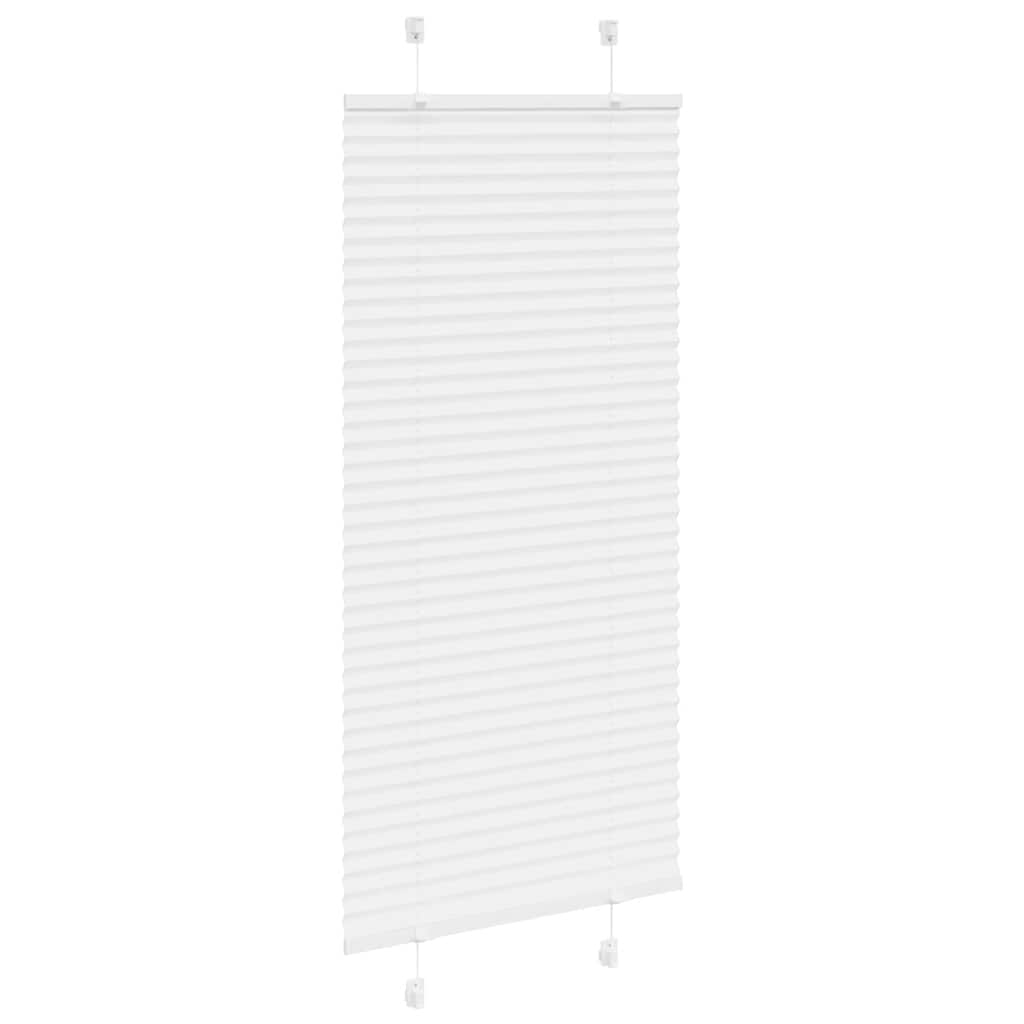 Vidaxx store enrouleur plissé 60x100 cm largeur de tissu 59,4 cm polyester blanc