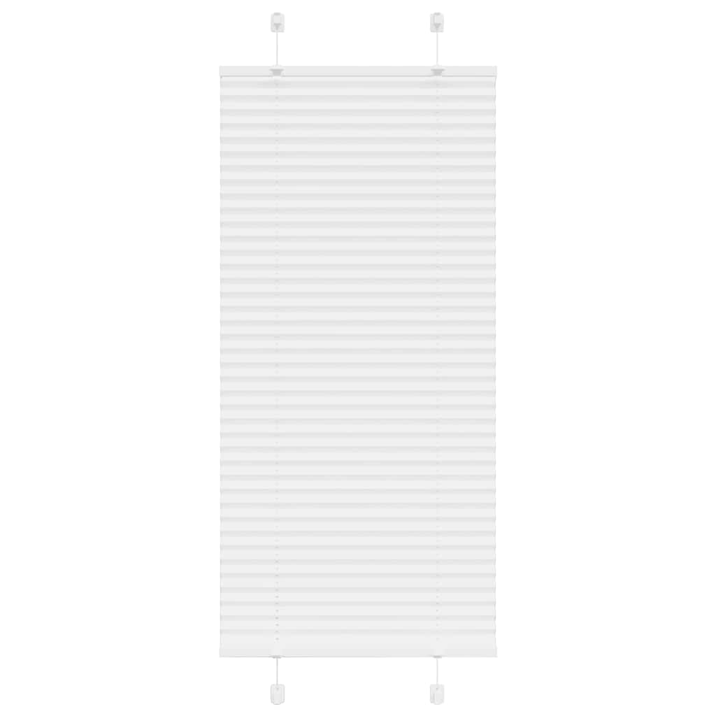 Vidaxx store enrouleur plissé 65x100 cm largeur de tissu 64,4 cm polyester blanc