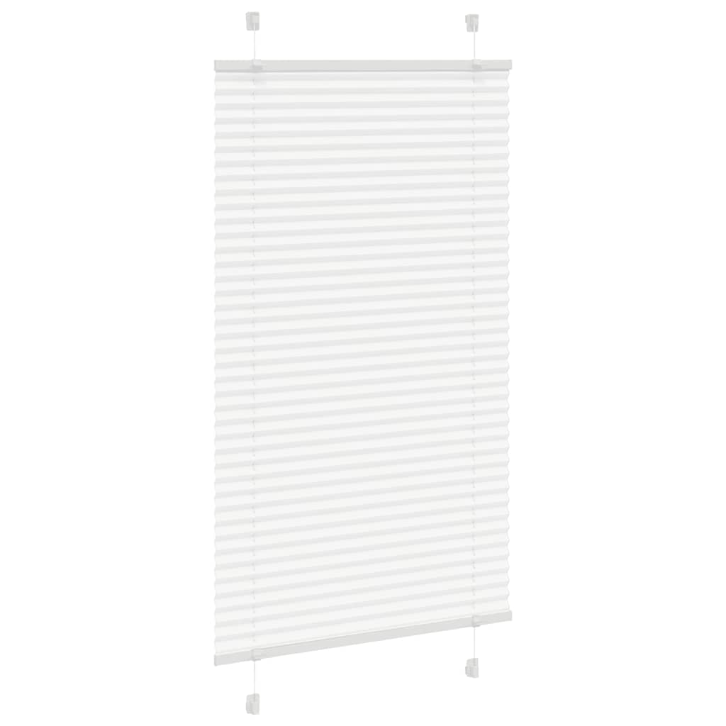 Vidaxx store enrouleur plissé 70x100 cm largeur de tissu 69,4 cm polyester blanc